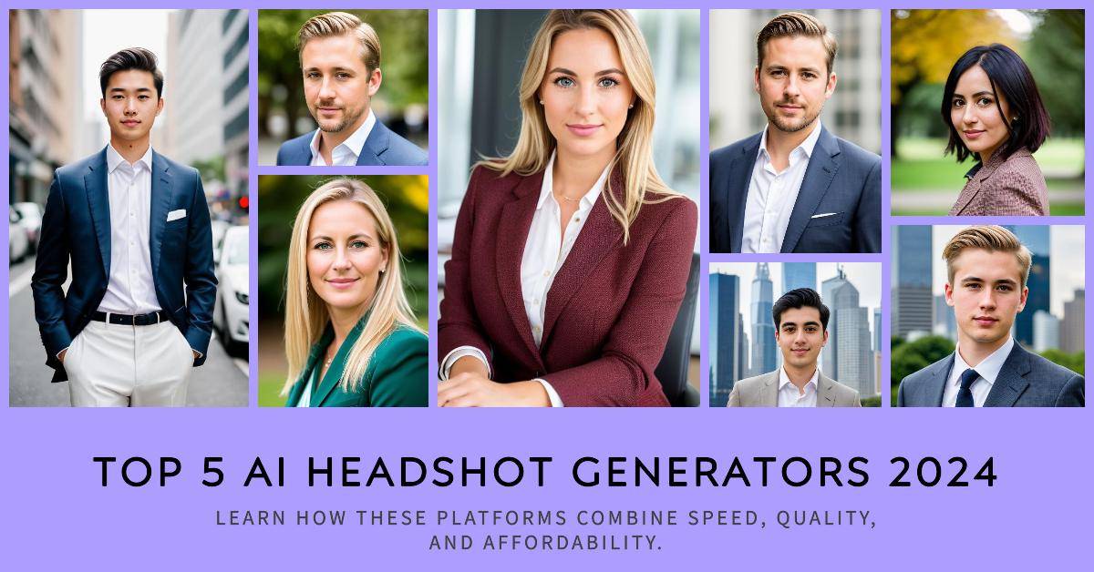 Top 5 AI Headshot Generators in 2024